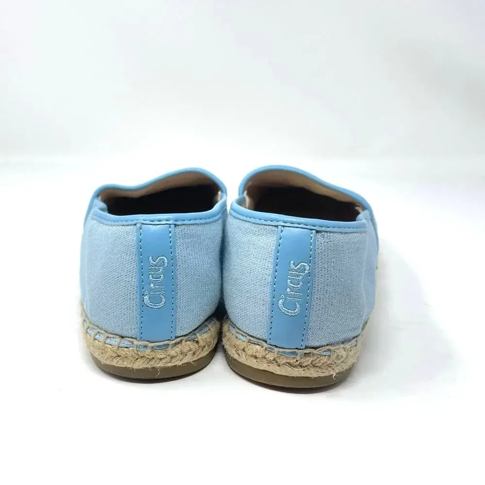 Sam Edelman Circus | Queen Bee Espadrilles Flats Blue Embroidered 7.5